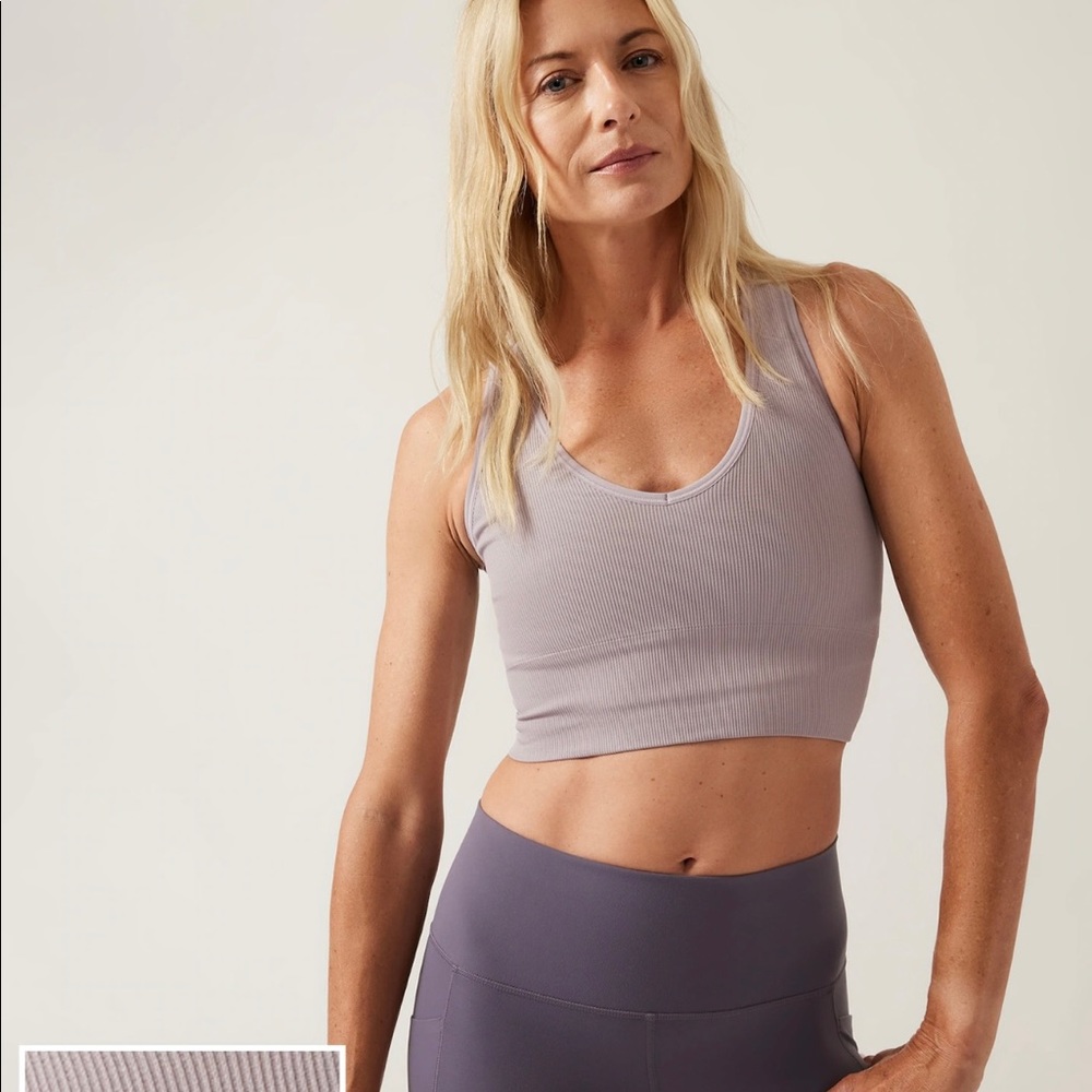 Aurora Seamless Crop Rib Tank Athleta